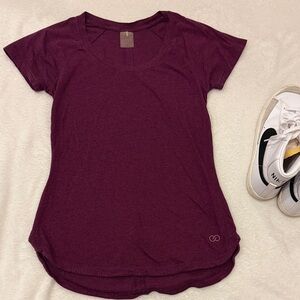 Calia Deep Purple Short Sleeve Tee